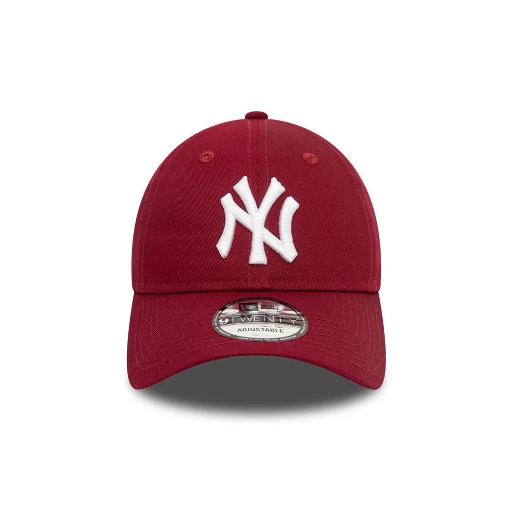 NEW ERA NY Yankees League Essential Dark Red 9TWENTY Adjustable Cap 60471469