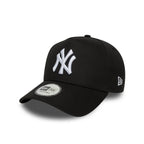 NEW ERA NY Yankees MLB League Essential Black 9FORTY E-Frame Adjustable Cap 60675530