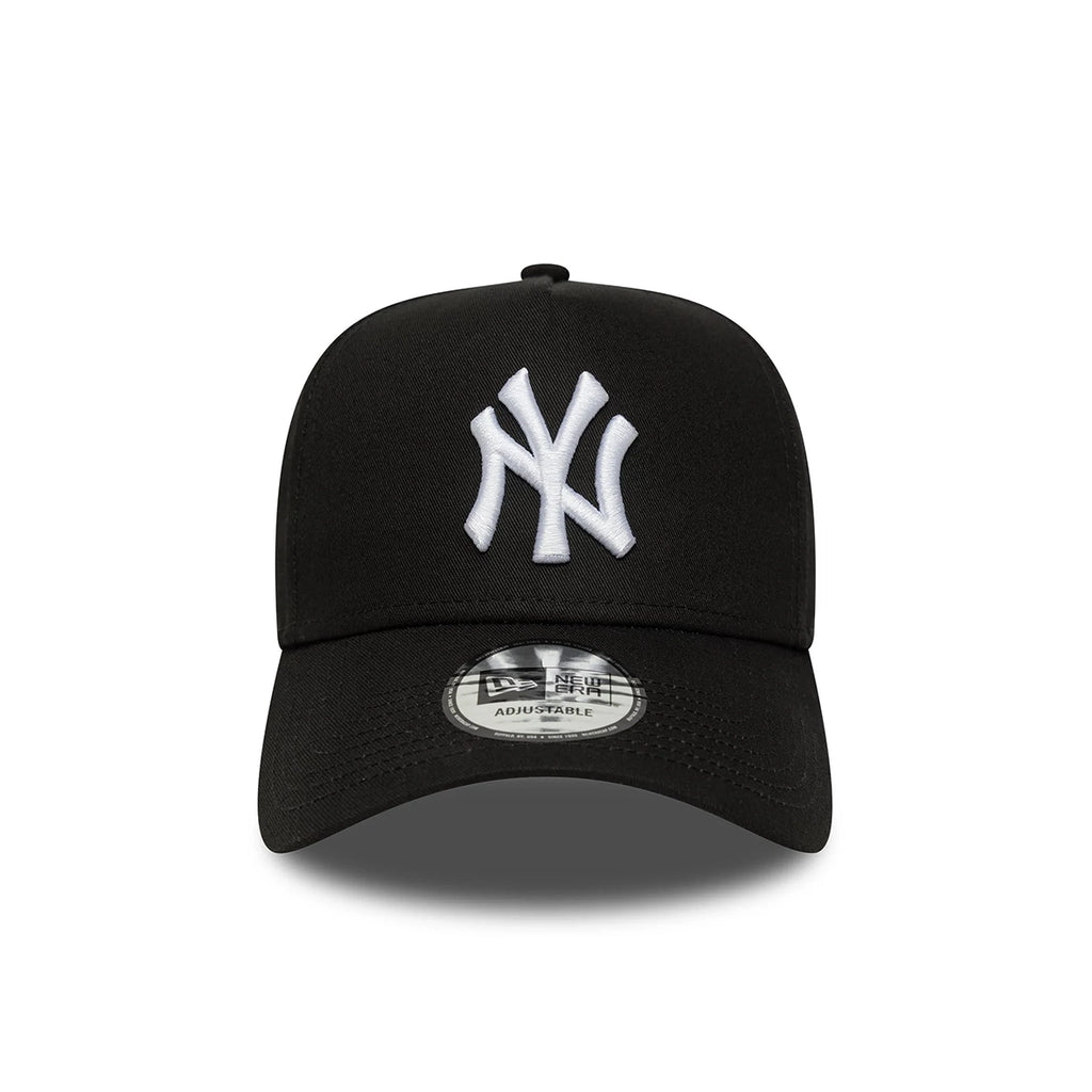 NEW ERA NY Yankees MLB League Essential Black 9FORTY E-Frame Adjustable Cap 60675530
