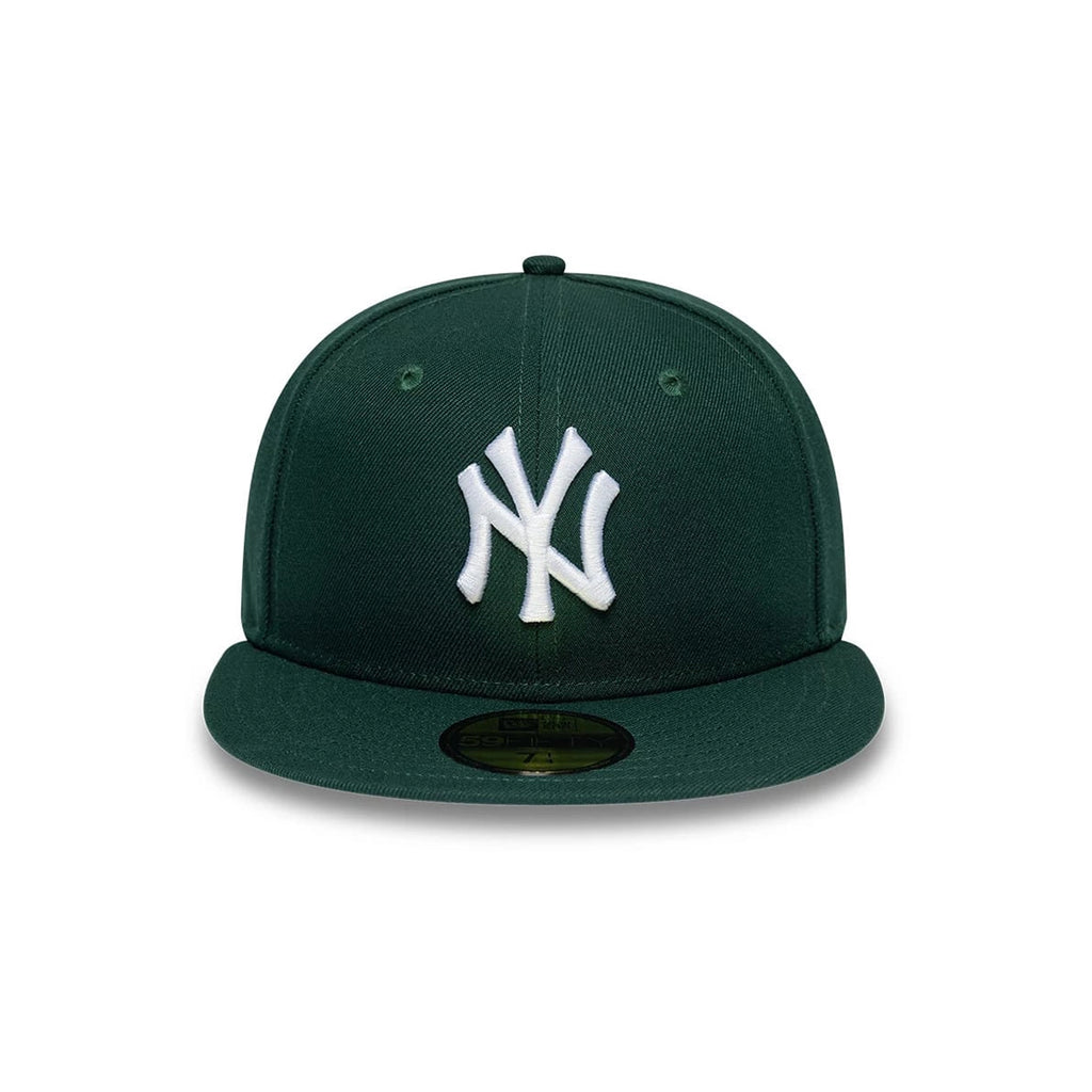 NEW ERA NY Yankees MLB League Essential Dark Green 59FIFTY Fitted Cap 60941126