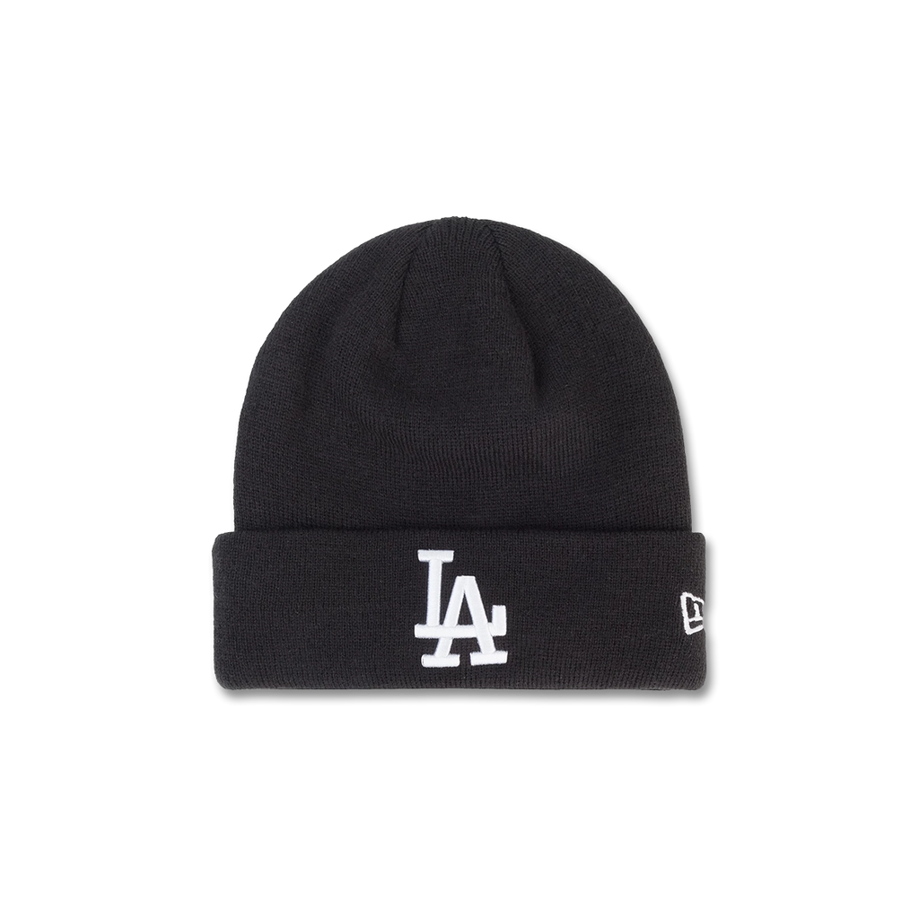 NEW ERA LA Dodgers Cuff Knit Black White Beanie 12122730