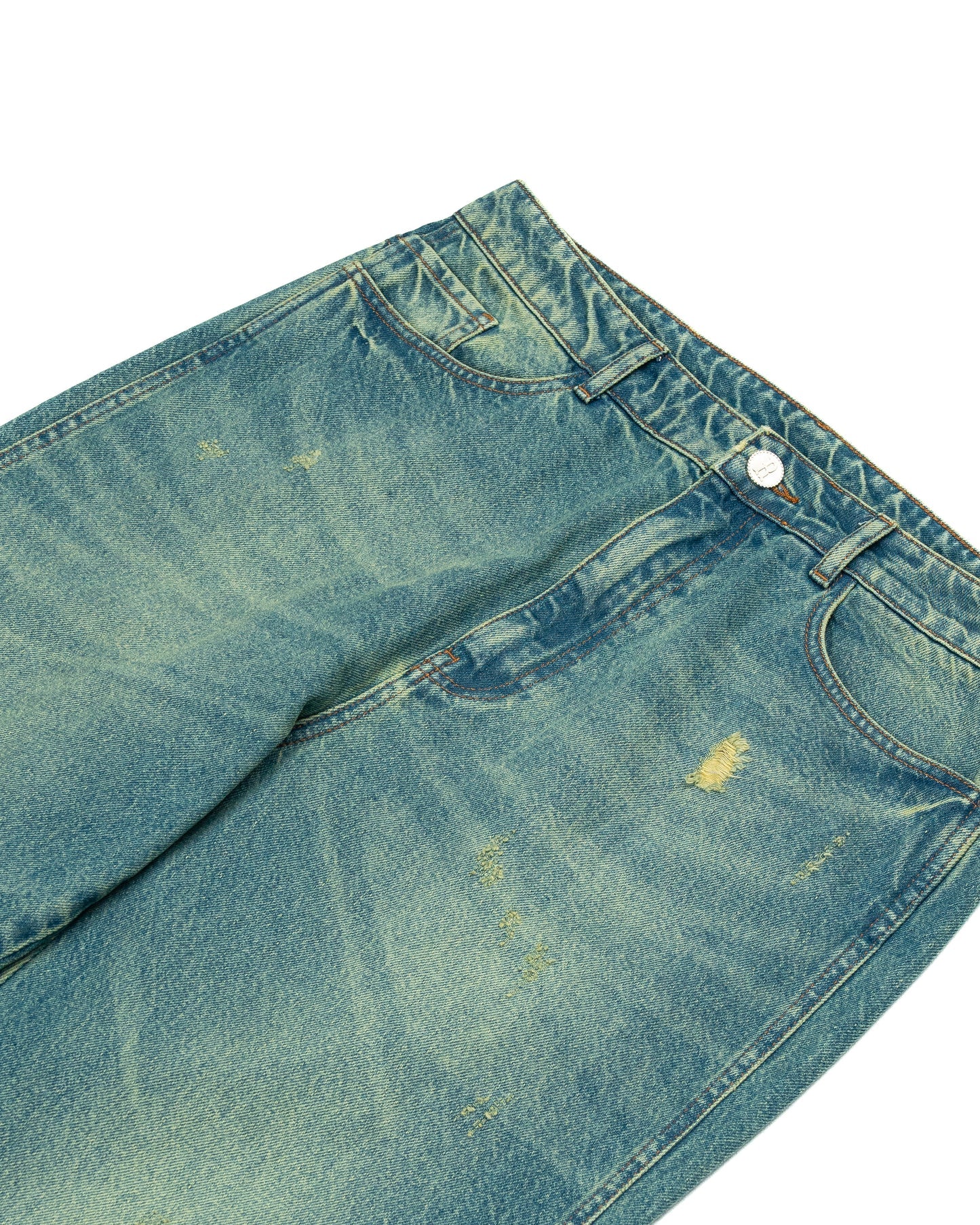 RAVANI Baggy OG Denim Green Wash