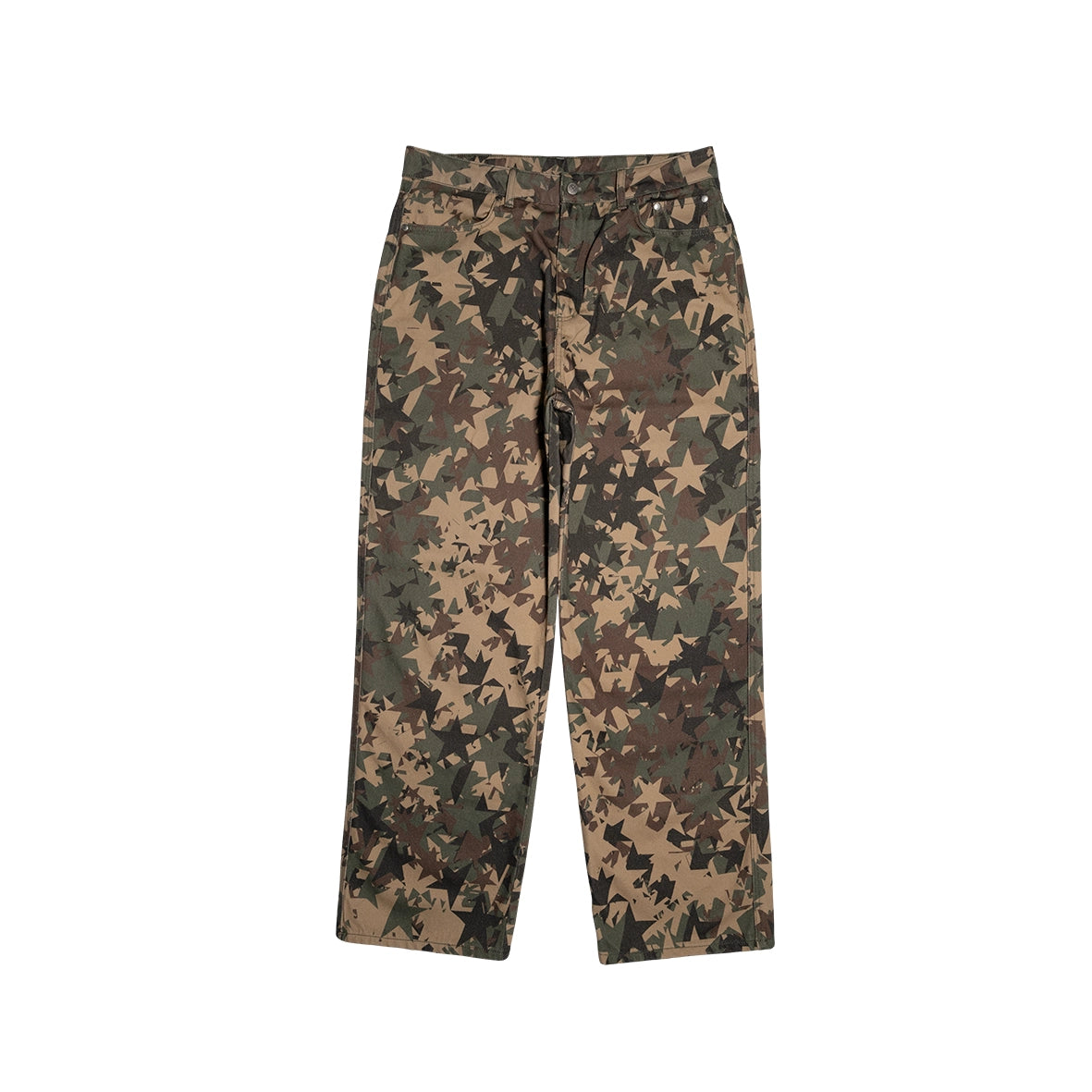 99BASED Field Camo Denim Jeans