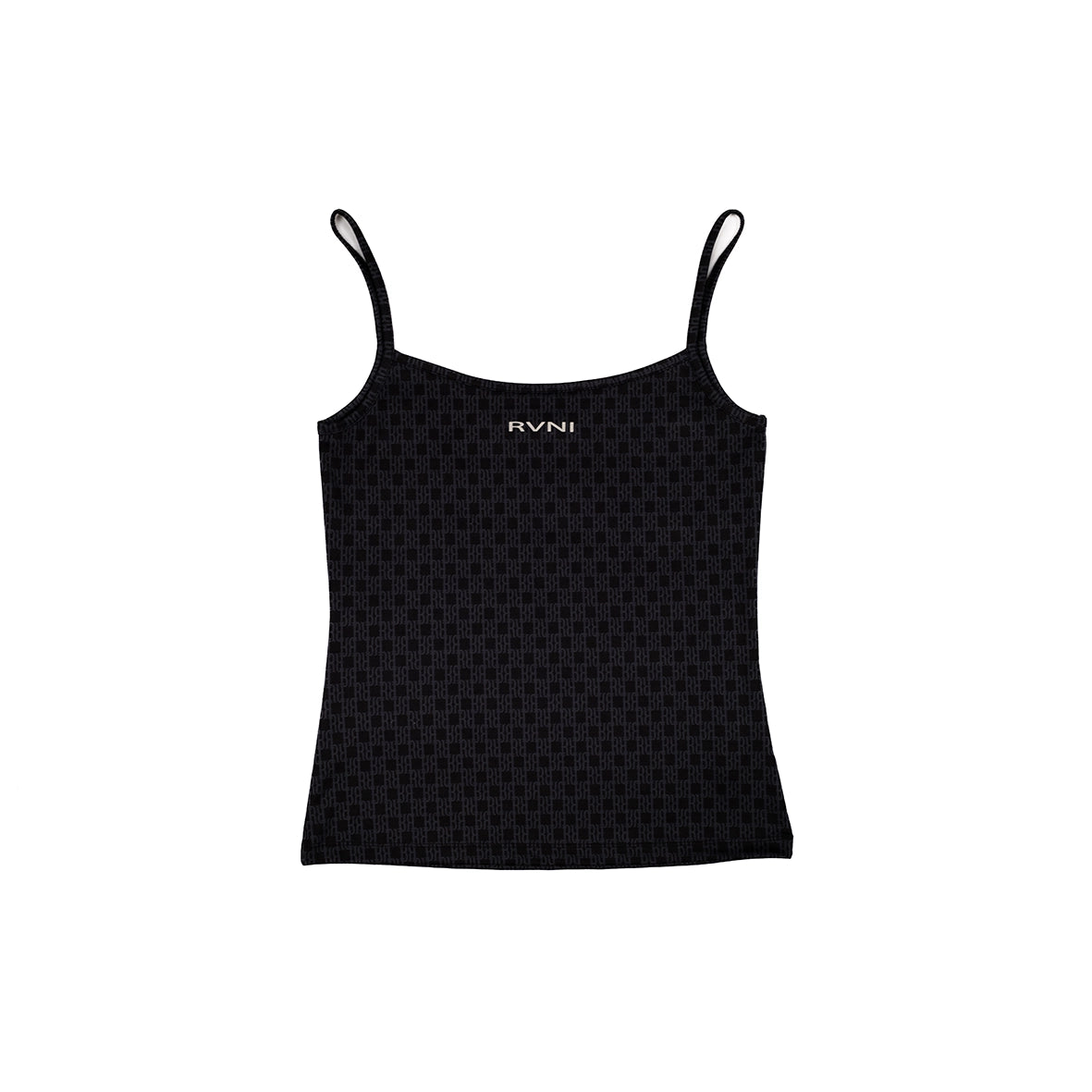 RAVANI Black Monogram Top
