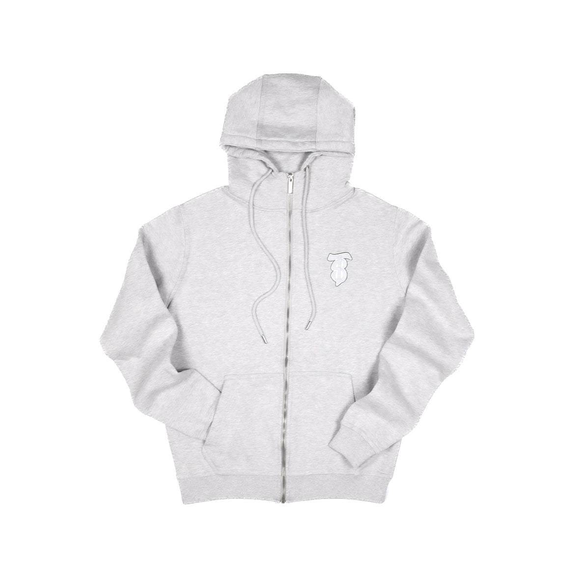 THE SOURCE Reflective Logo Zipper Grey