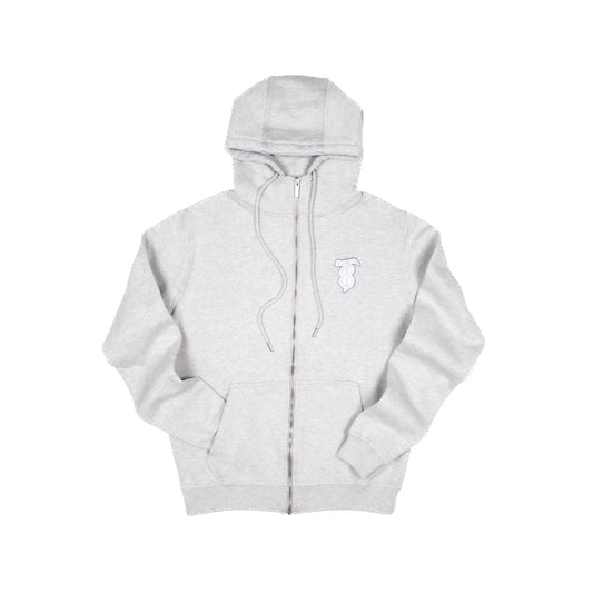 THE SOURCE Reflective Logo Zipper Grey