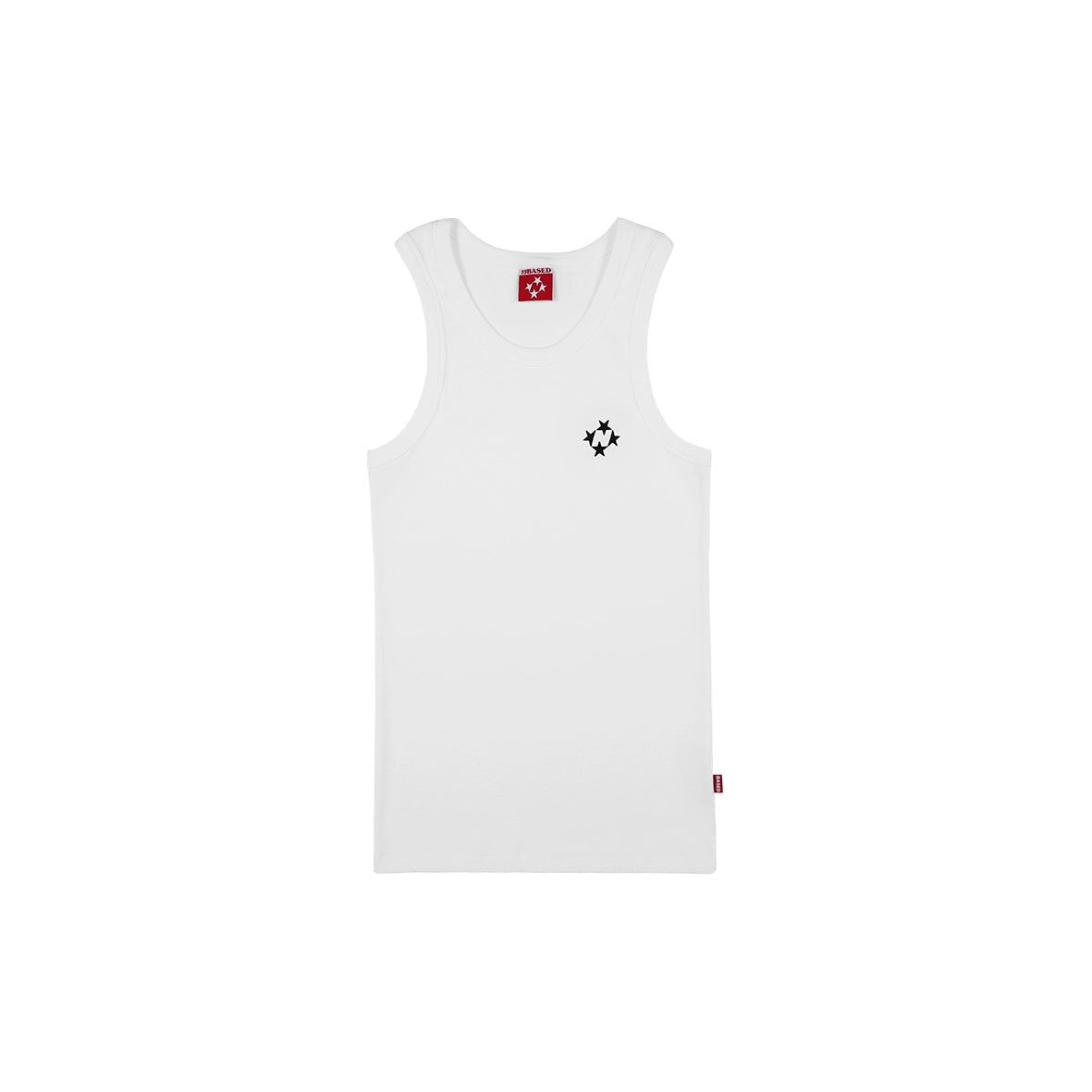 99BASED Logo Tank Top White