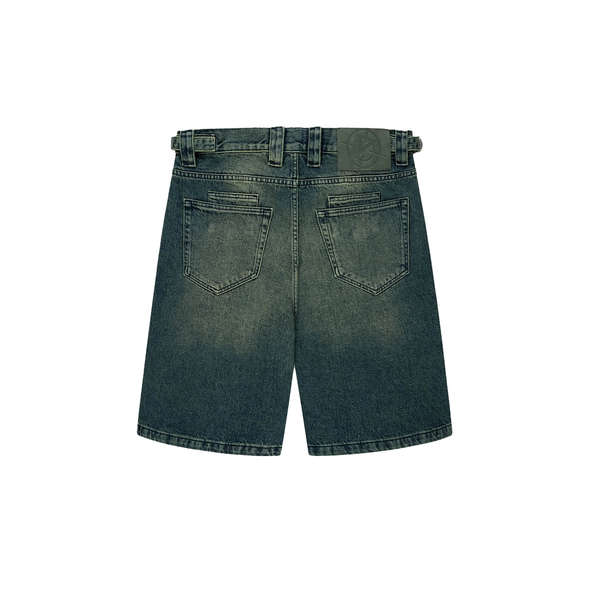 VICINITY Green Tinted Denim Jorts