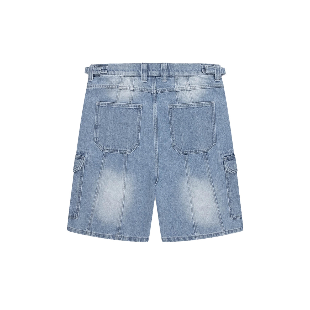 VICINITY Blue Washed Denim Cargo Jorts