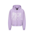 VICINITY Binary Zip Hoodie Lavender
