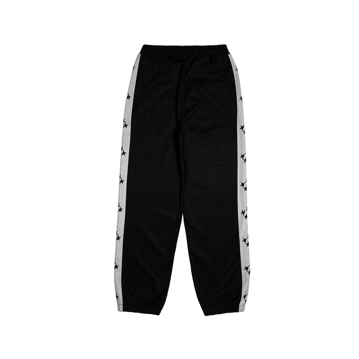 99BASED Logo Tape Track Pants Black