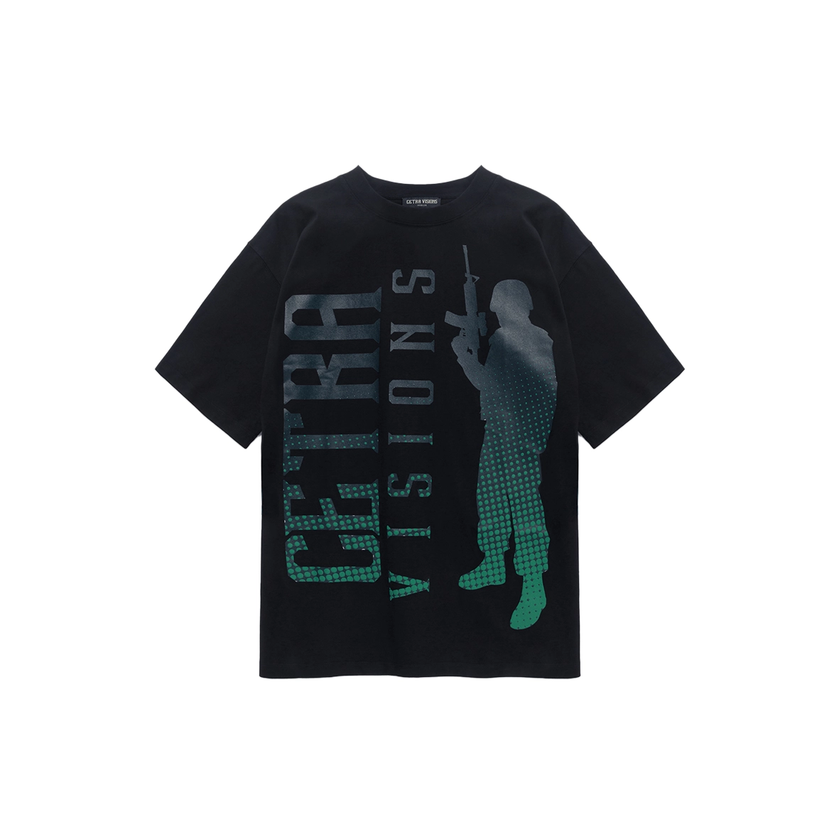 CETRA VISIONS Night Vision Puff T-Shirt Black