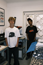 DREAMINGBUSY Painted Fast Car T-Shirt Black