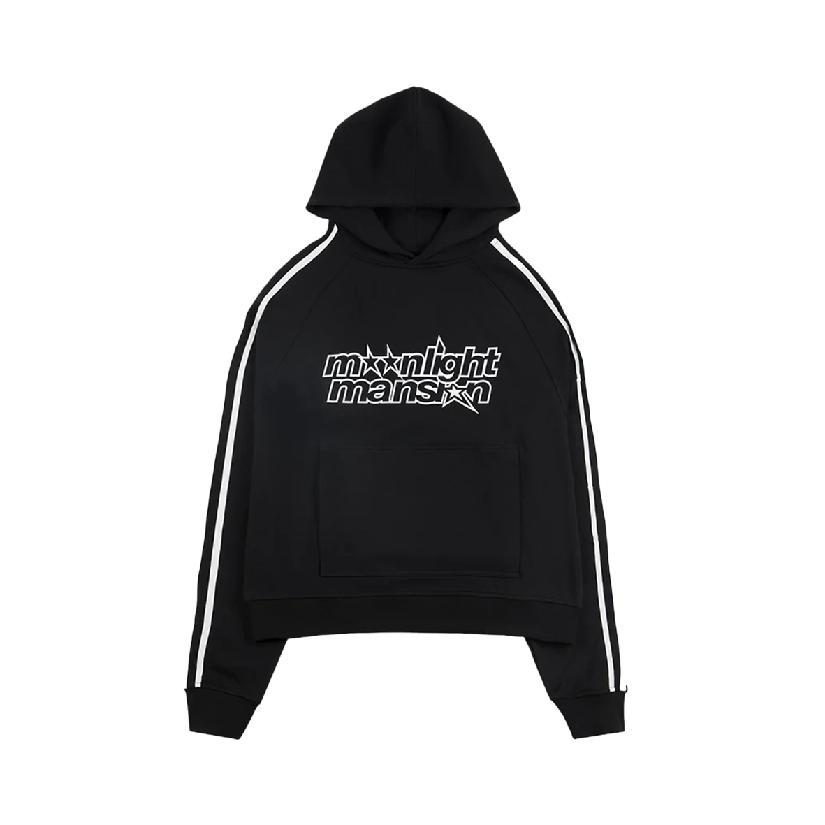 MOONLIGHT MANSION Stars & Stripes Hoodie Black