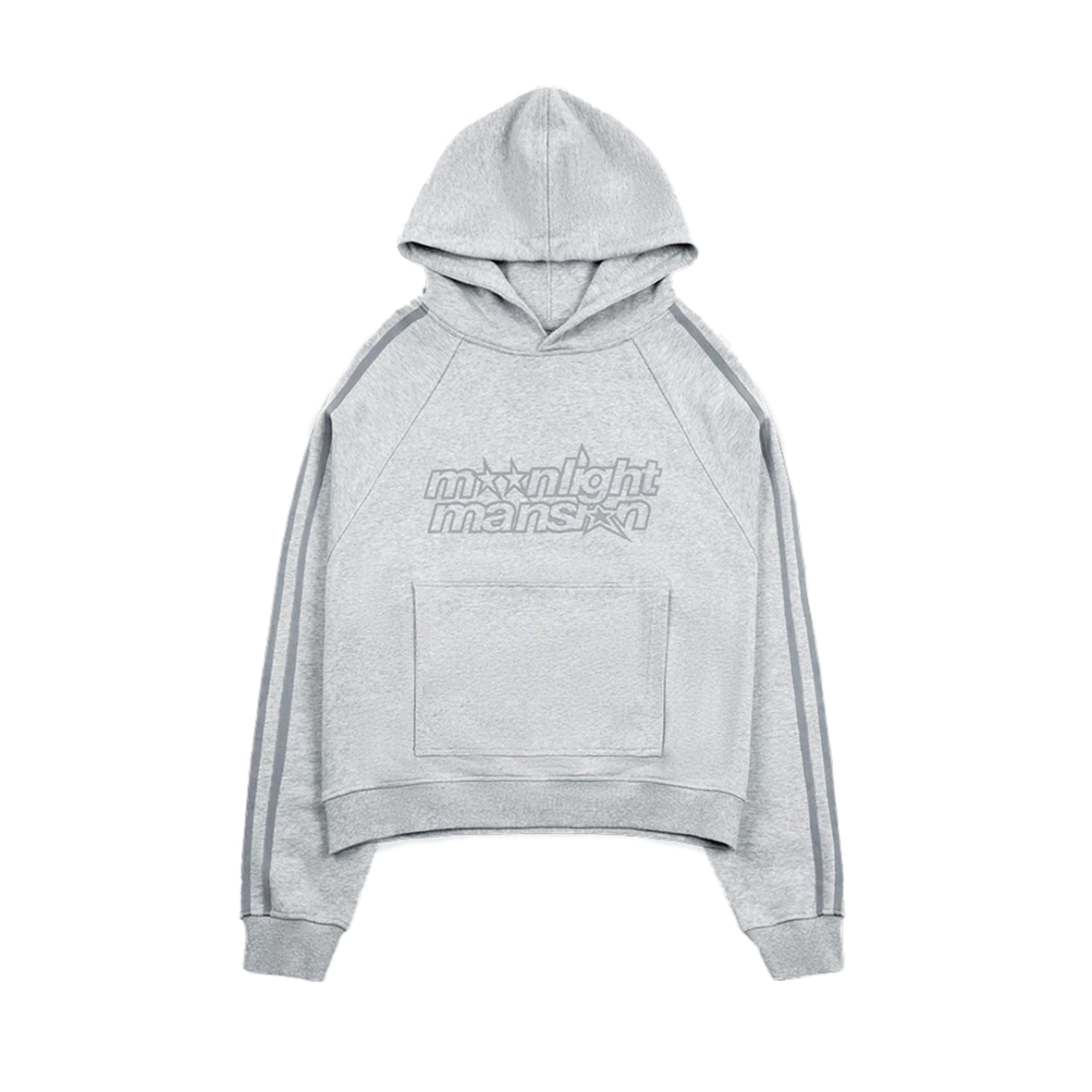 MOONLIGHT MANSION Stars & Stripes Hoodie Grey