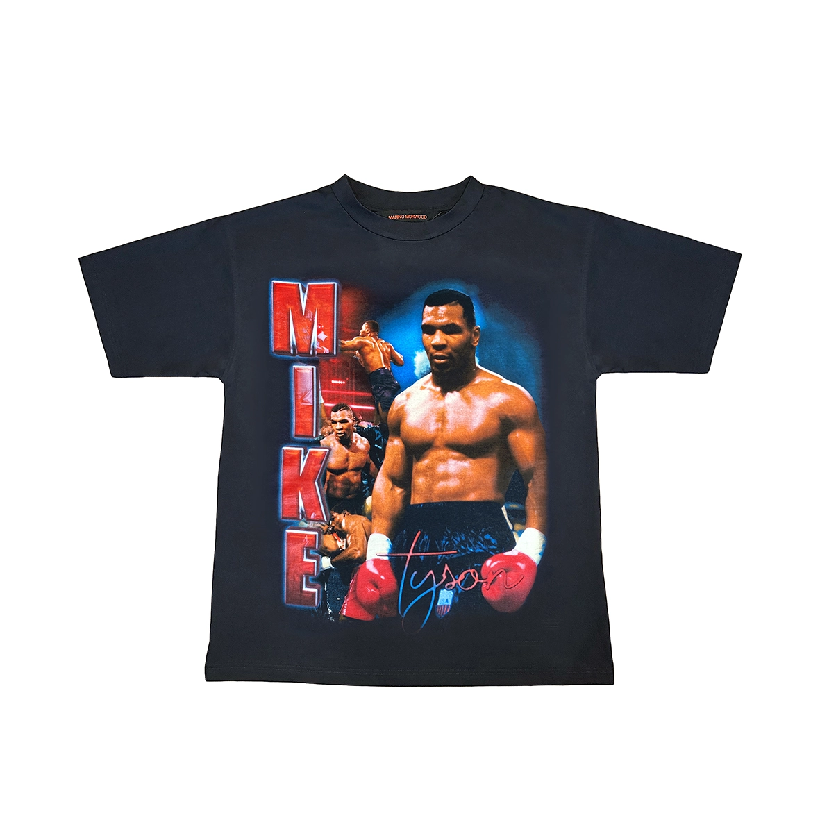 MARINO MORWOOD Mike Tyson T-Shirt Black