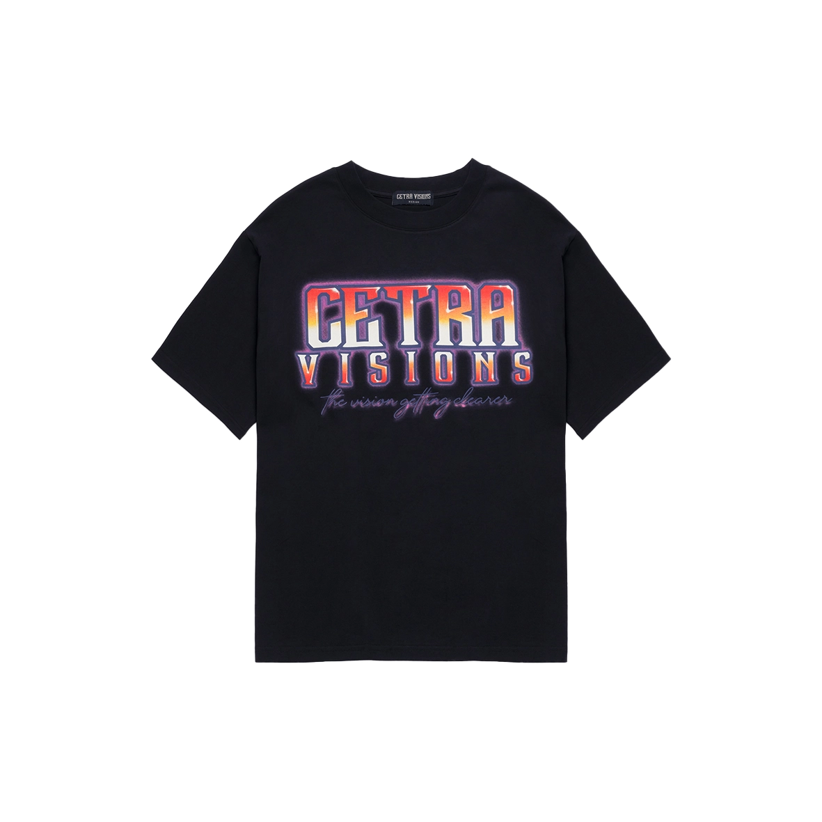 CETRA VISIONS Airbrush T-Shirt Black