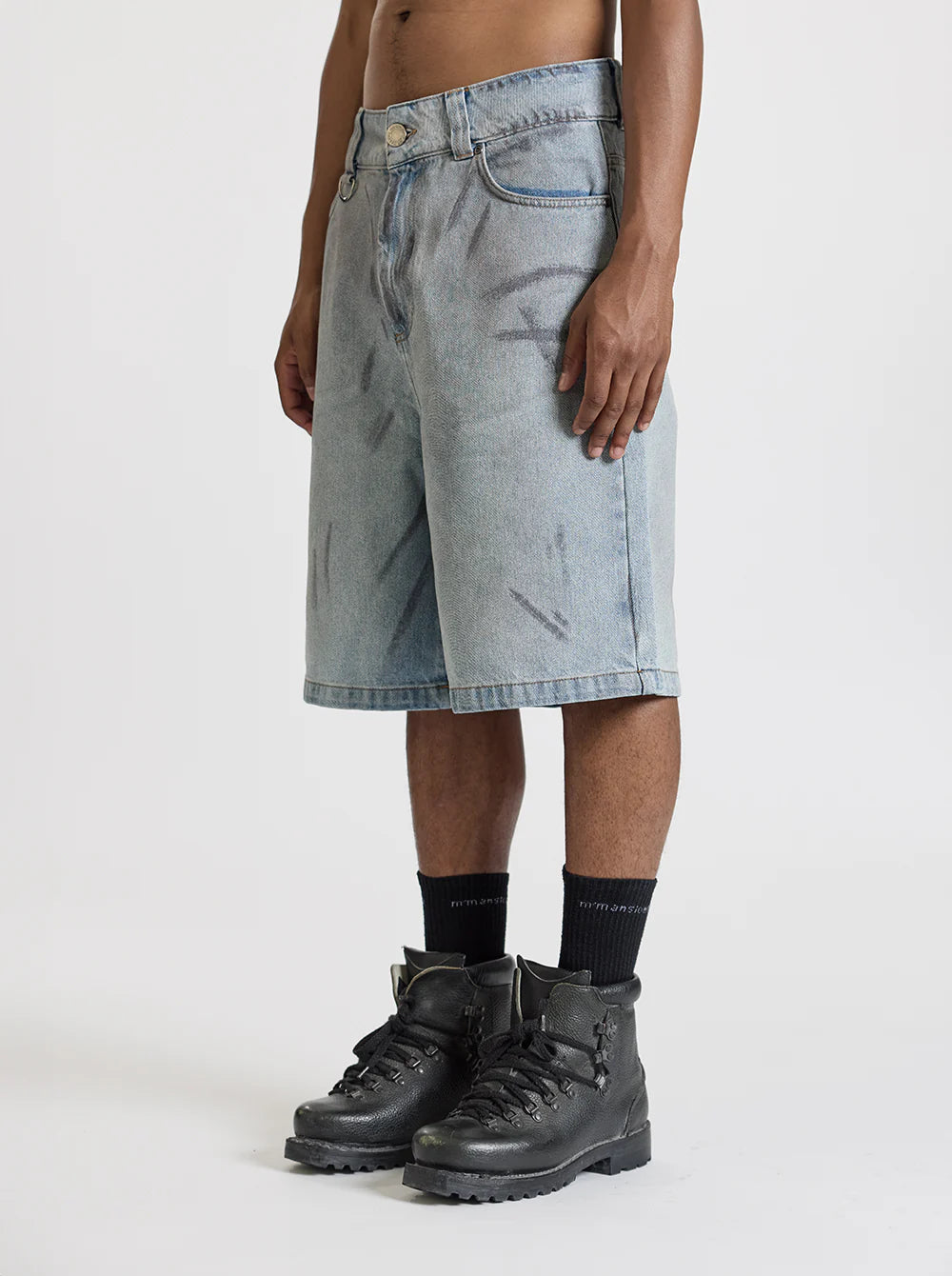 MOONLIGHT MANSION Silhouette Jorts Used Blue