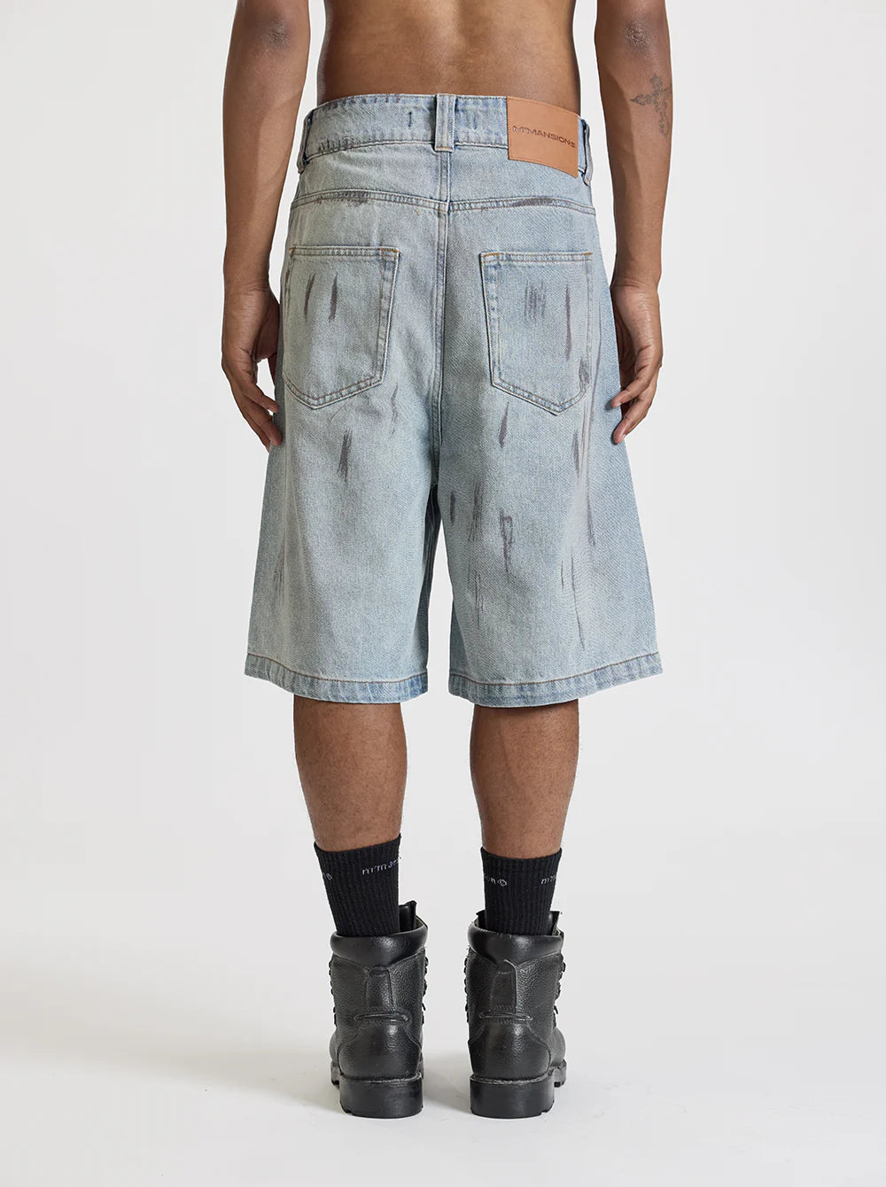 MOONLIGHT MANSION Silhouette Jorts Used Blue