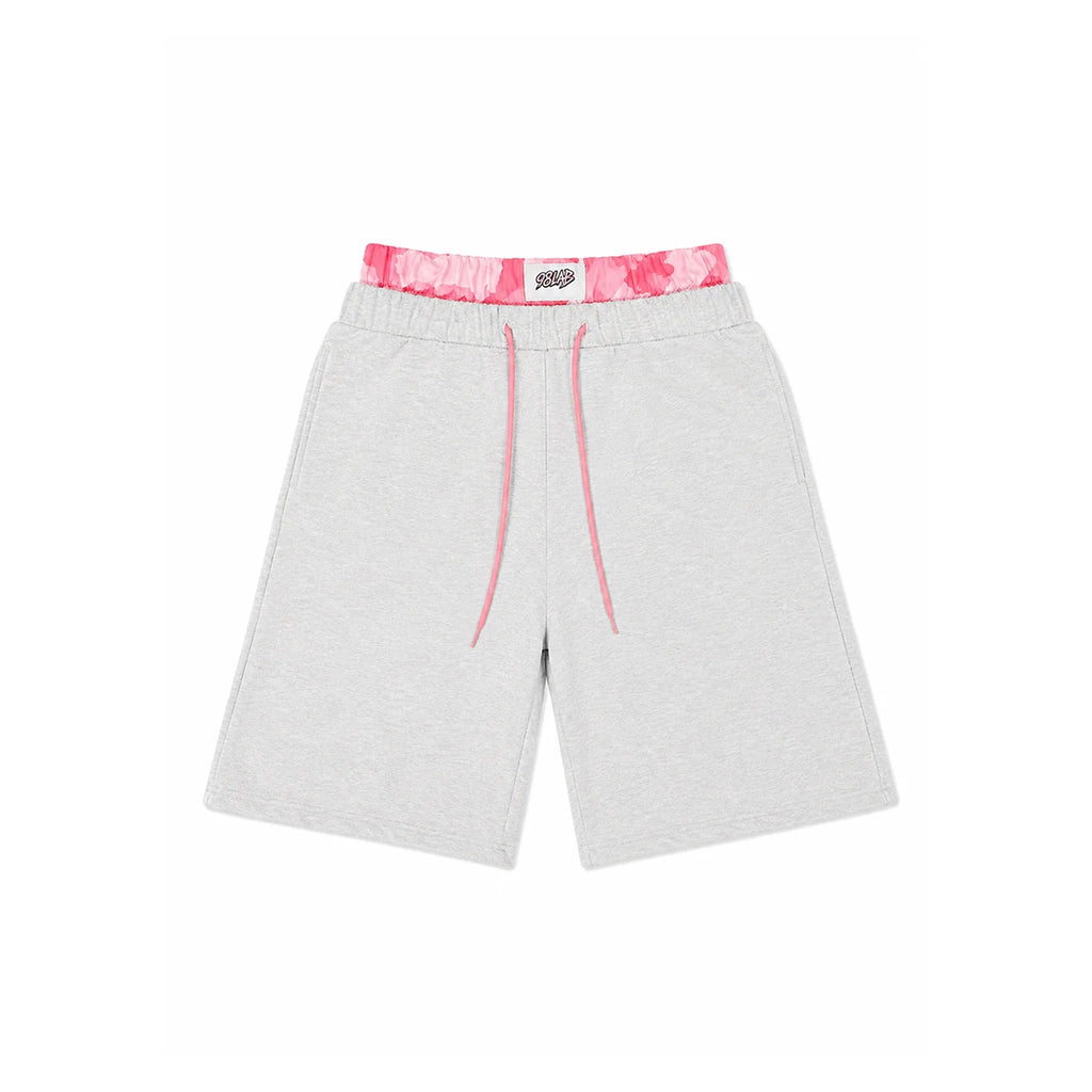 98LAB Camo Double Waist Short Grey