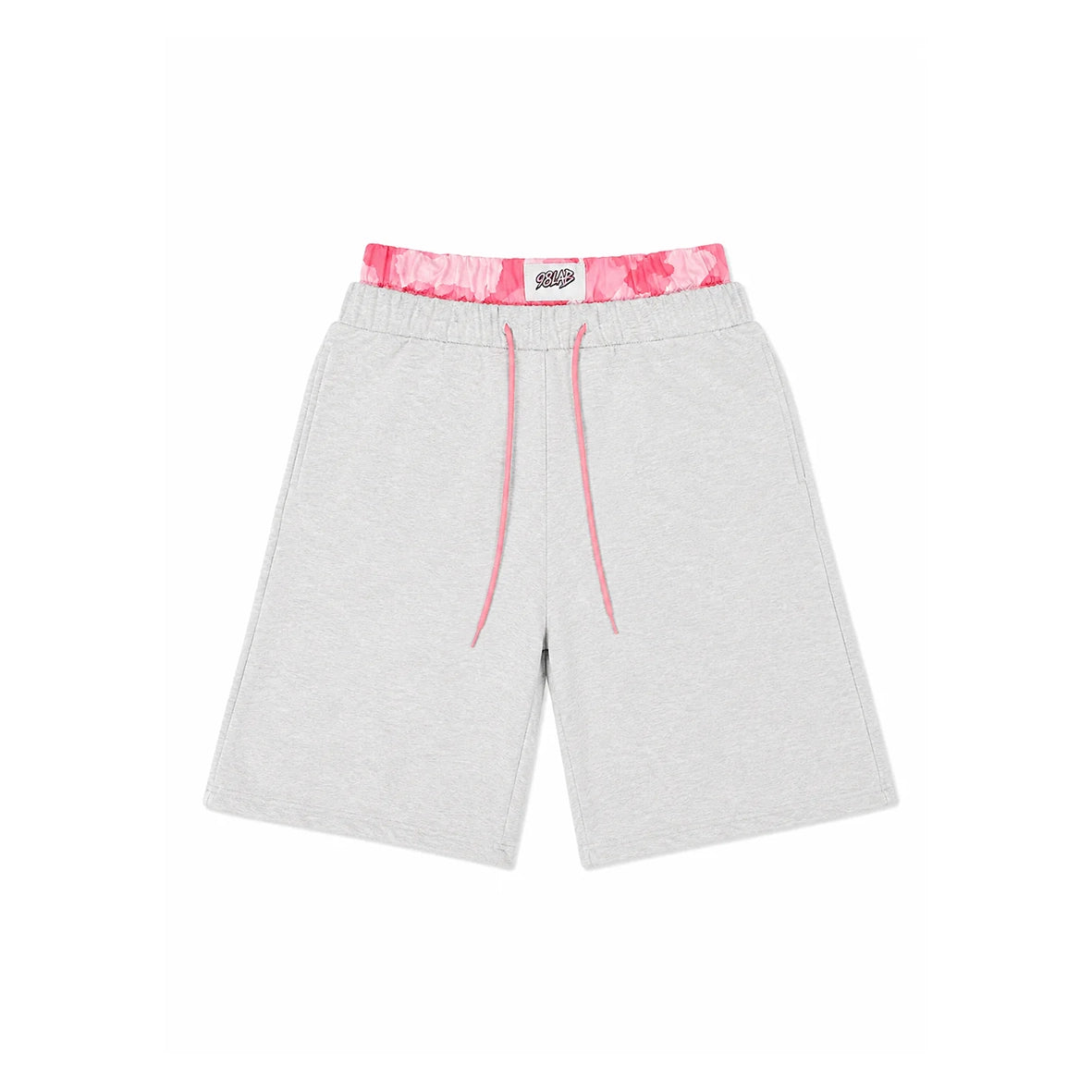 98LAB Camo Double Waist Short Grey