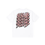 98LAB White Pink Camo Logo T-Shirt