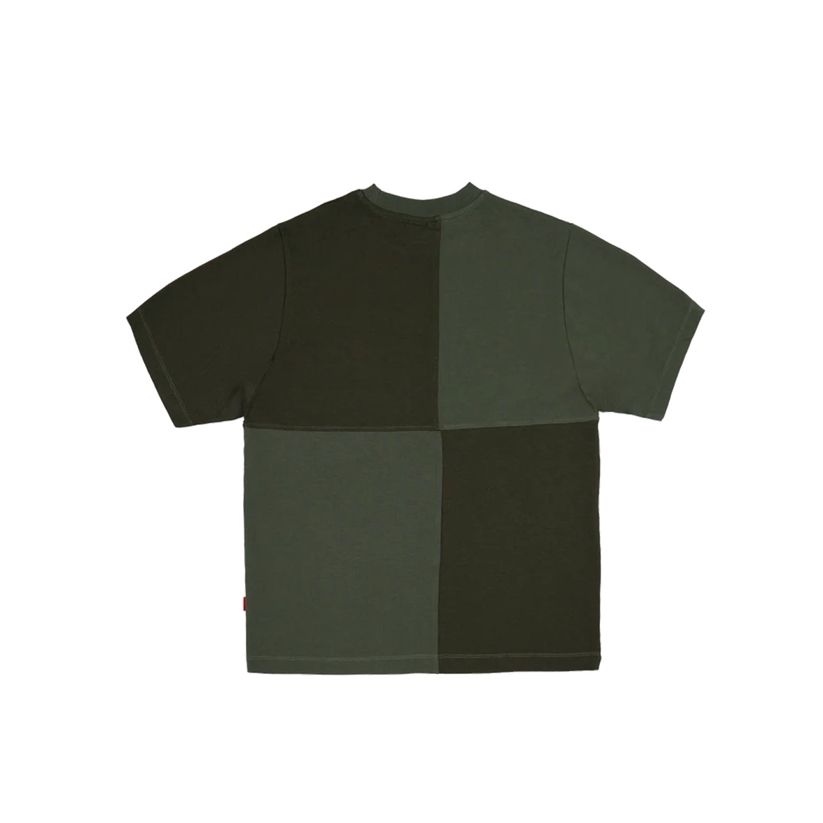 99BASED ATHL Colourblock T-Shirt Olive