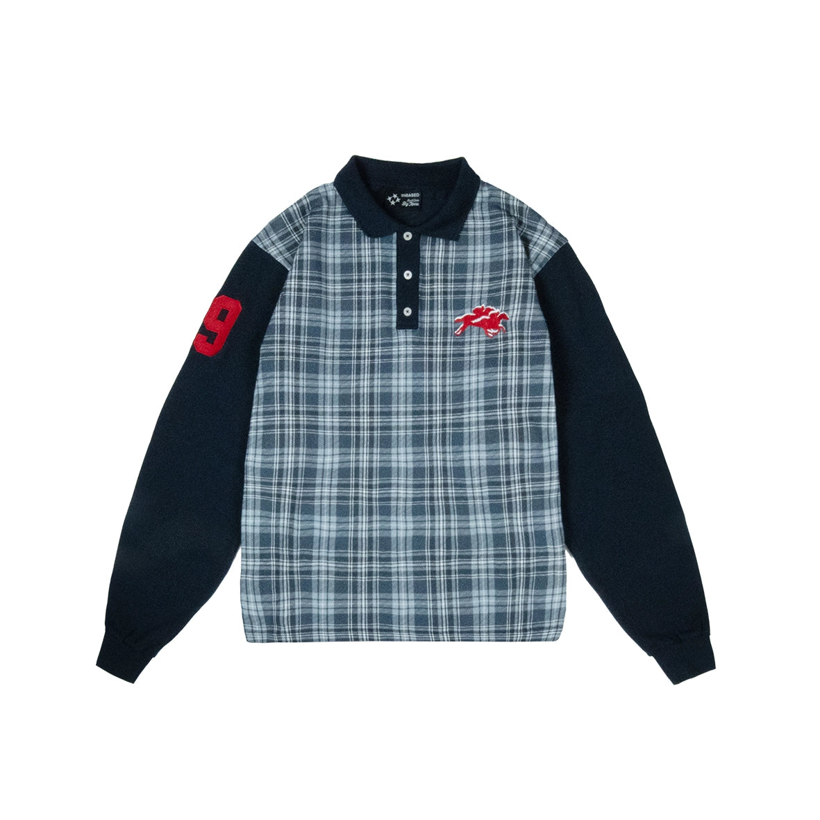 99BASED Atlanta Longsleeve Poloshirt Navy