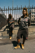 99BASED Atlanta Sweatshorts Brown