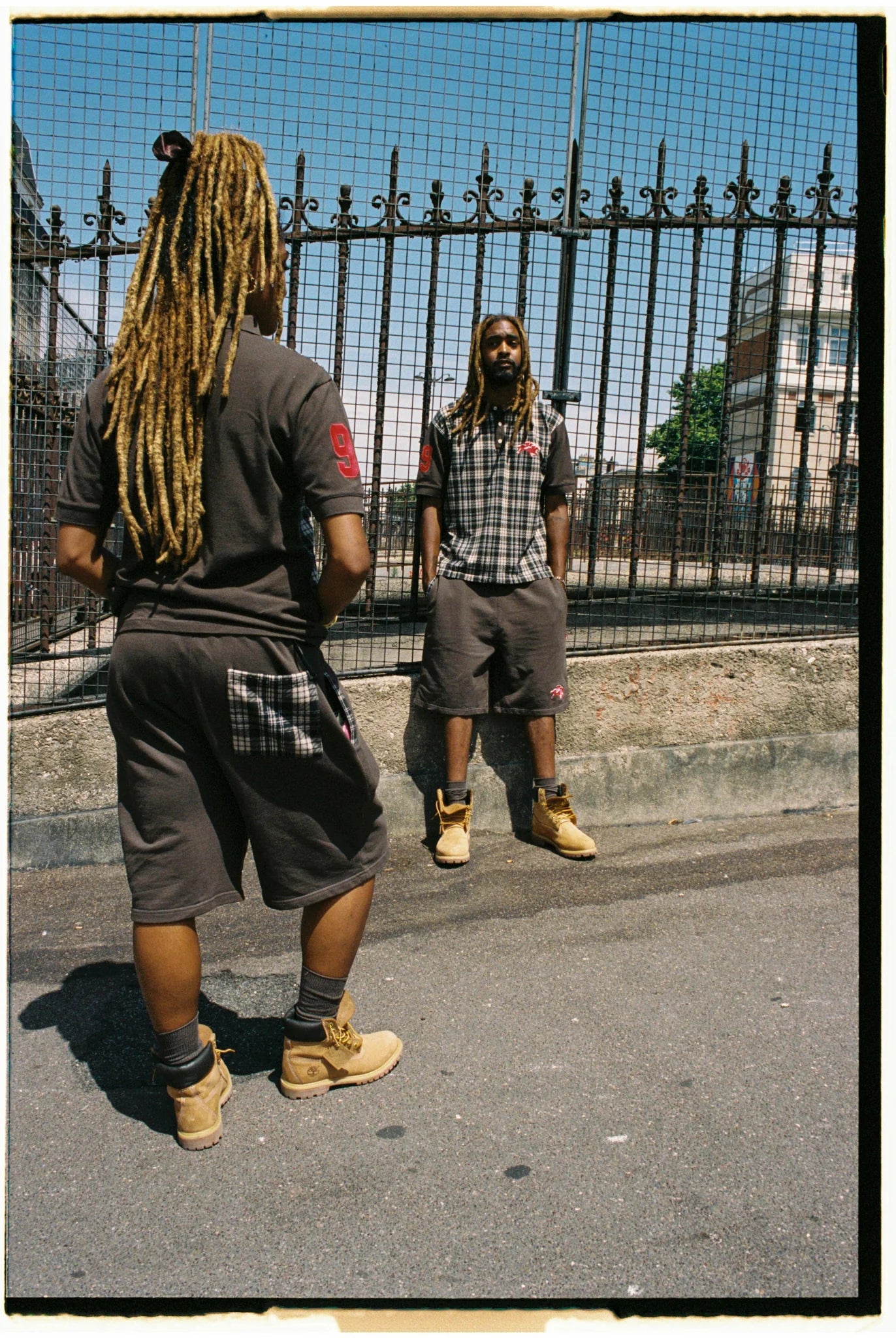 99BASED Atlanta Sweatshorts Brown