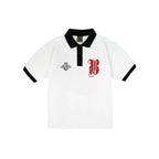 99BASED Bombaclart Bass Poloshirt White