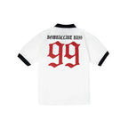 99BASED Bombaclart Bass Poloshirt White