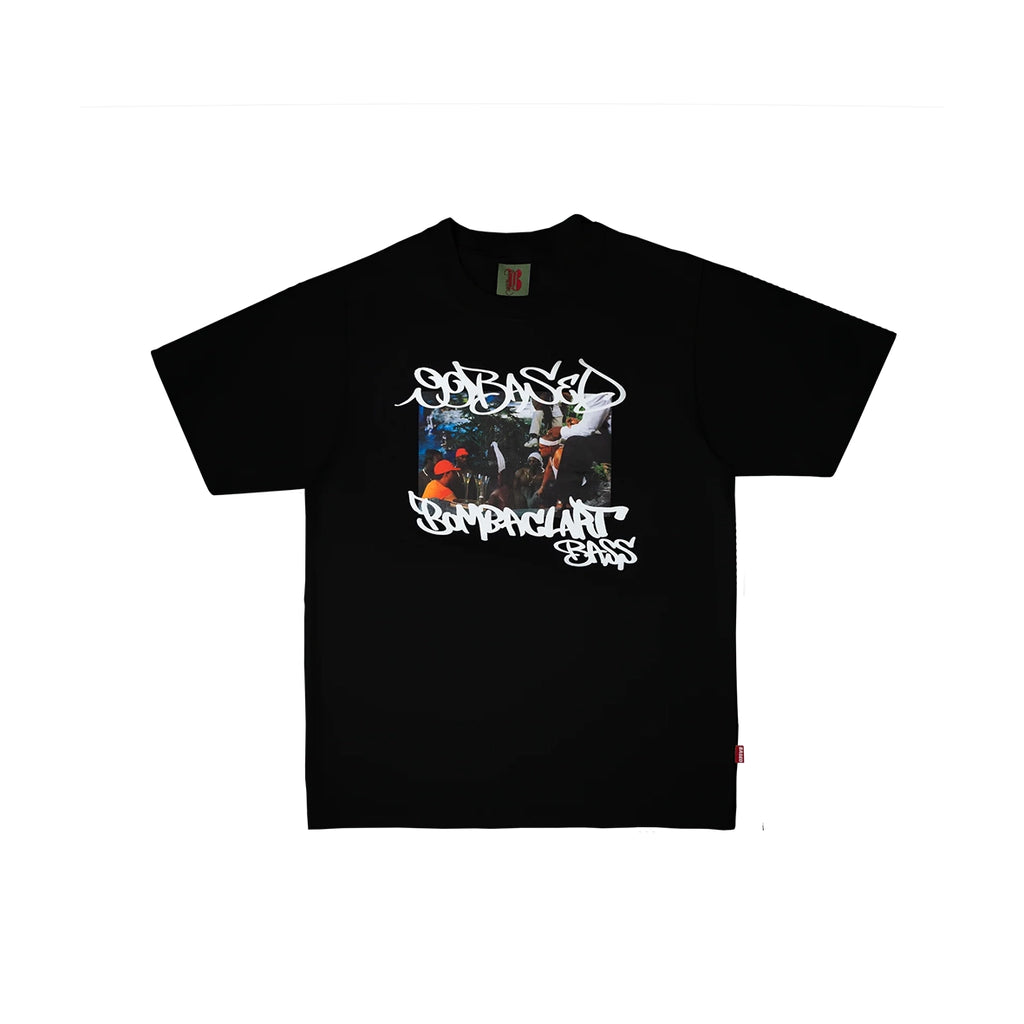 99BASED Bombaclart Bass Slim T-Shirt Black