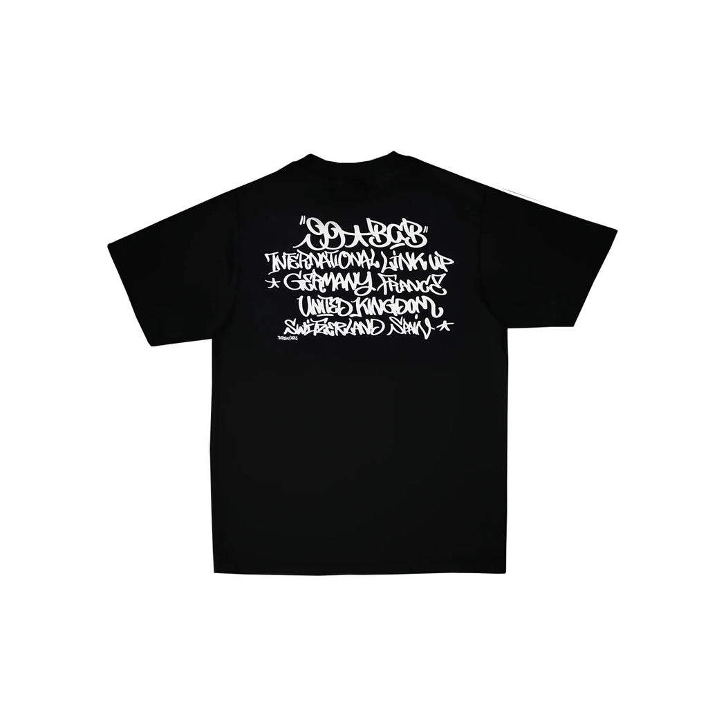 99BASED Bombaclart Bass Slim T-Shirt Black