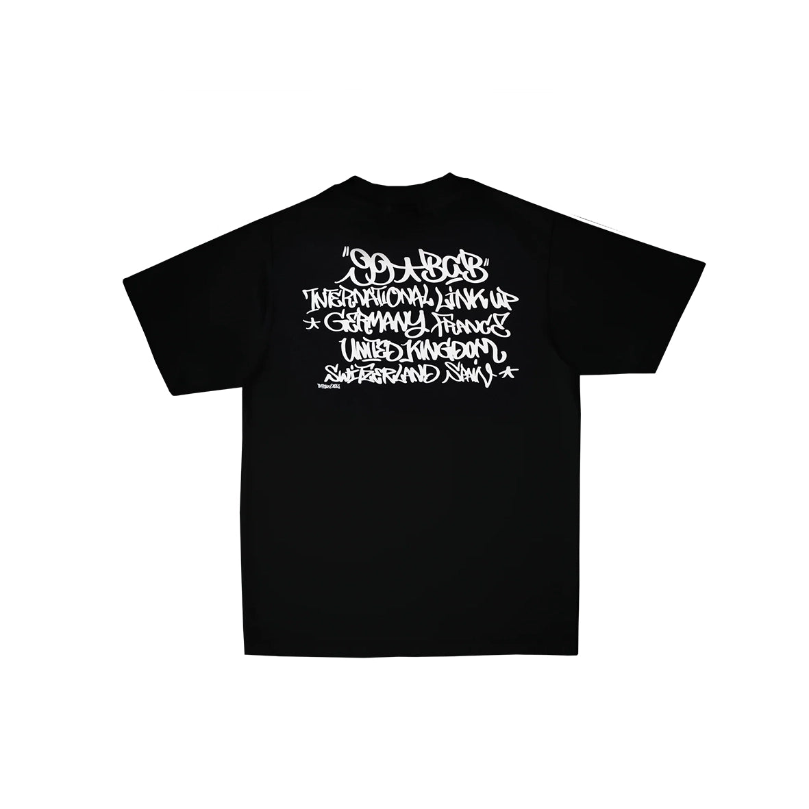 99BASED Bombaclart Bass Slim T-Shirt Black
