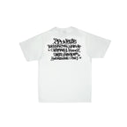 99BASED Bombaclart Bass Slim T-Shirt White