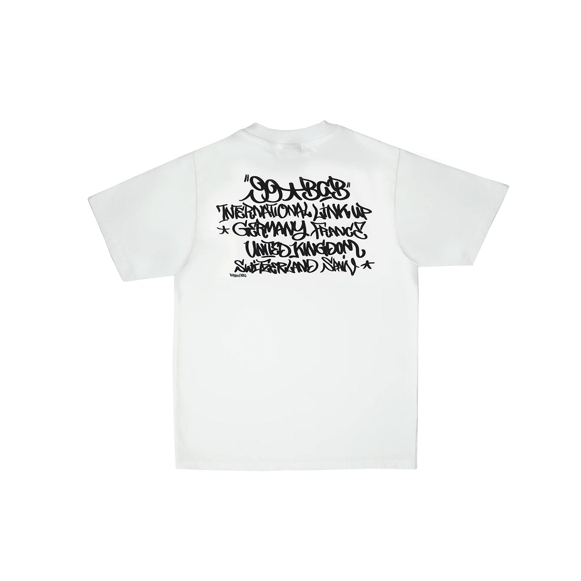 99BASED Bombaclart Bass Slim T-Shirt White