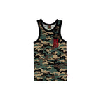99BASED Bombaclart Bass Waffle Tank Top Camo