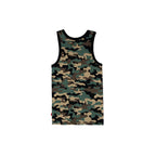 99BASED Bombaclart Bass Waffle Tank Top Camo