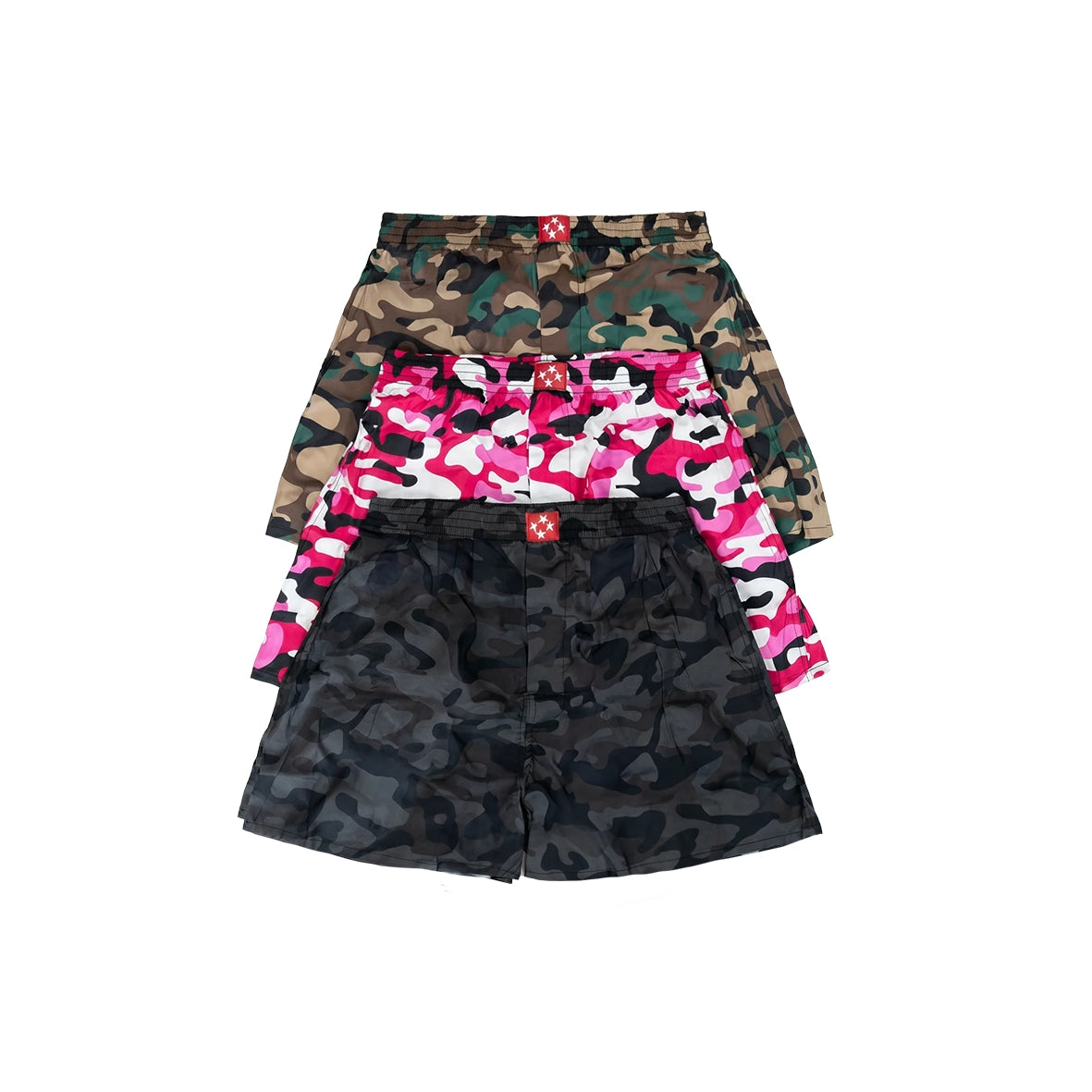 99BASED Box Logo Boxershorts 3 Pack Camo