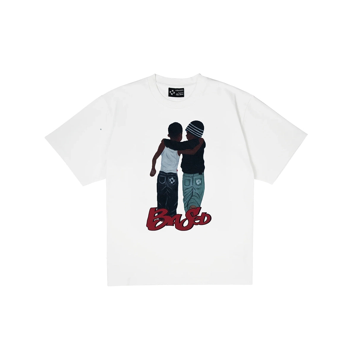 99BASED Bruddas T-Shirt White