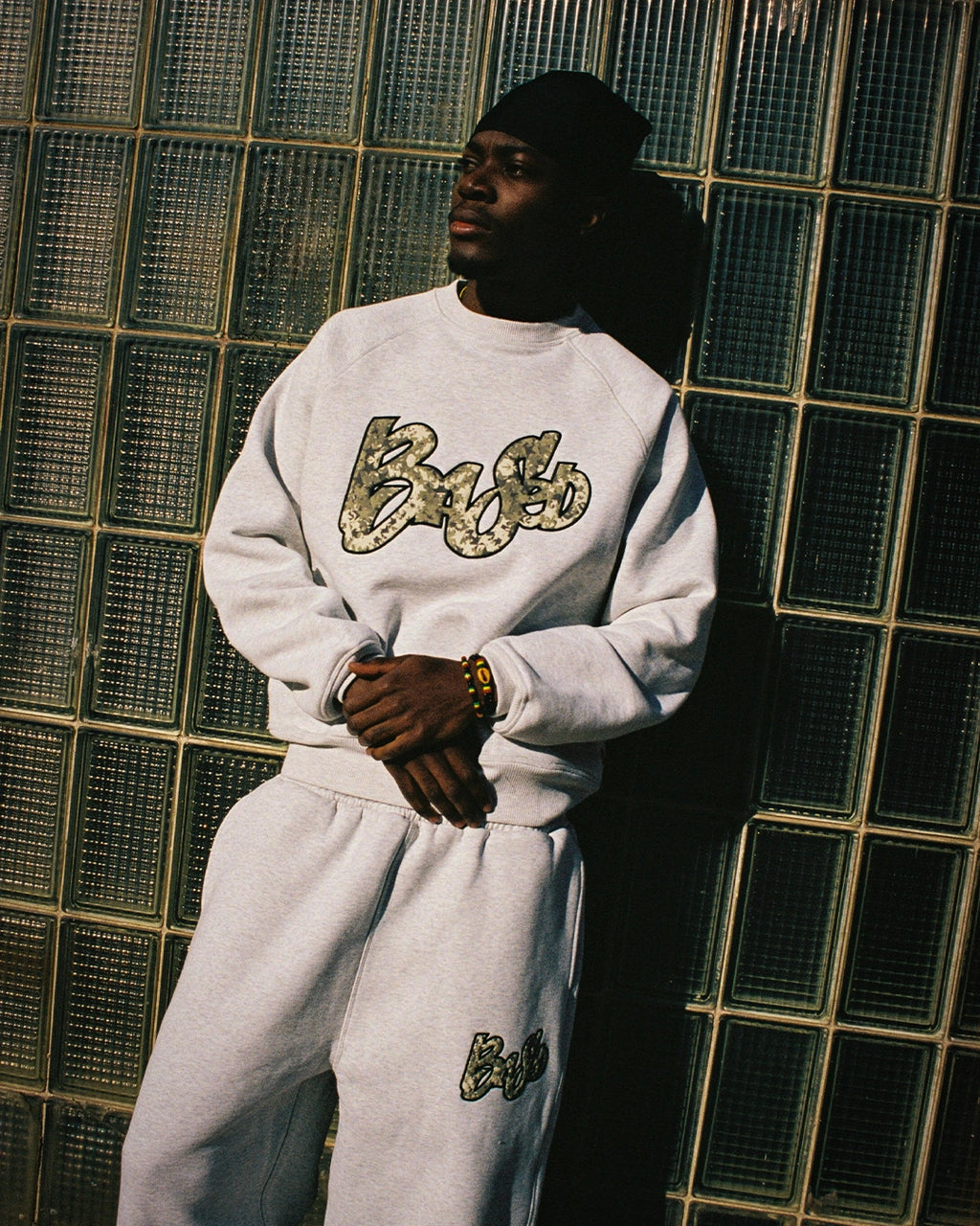 99BASED Combat Sweatpants Grey Melange