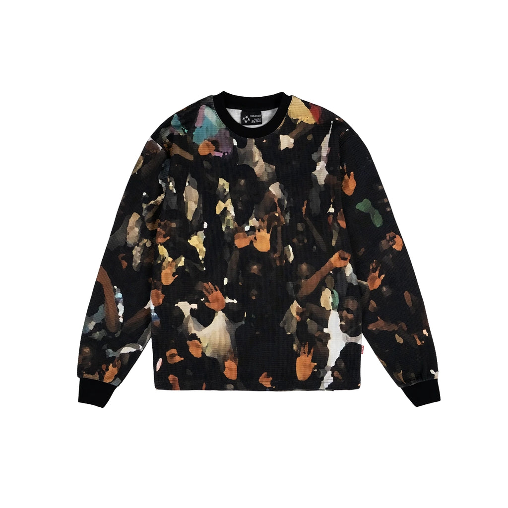 99BASED Crowd Waffle Black