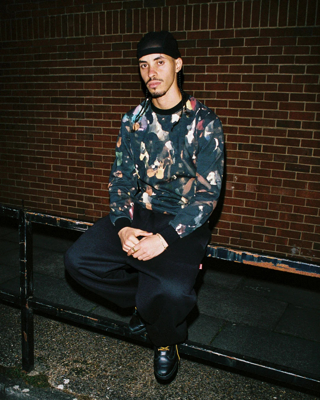 99BASED Crowd Waffle Black