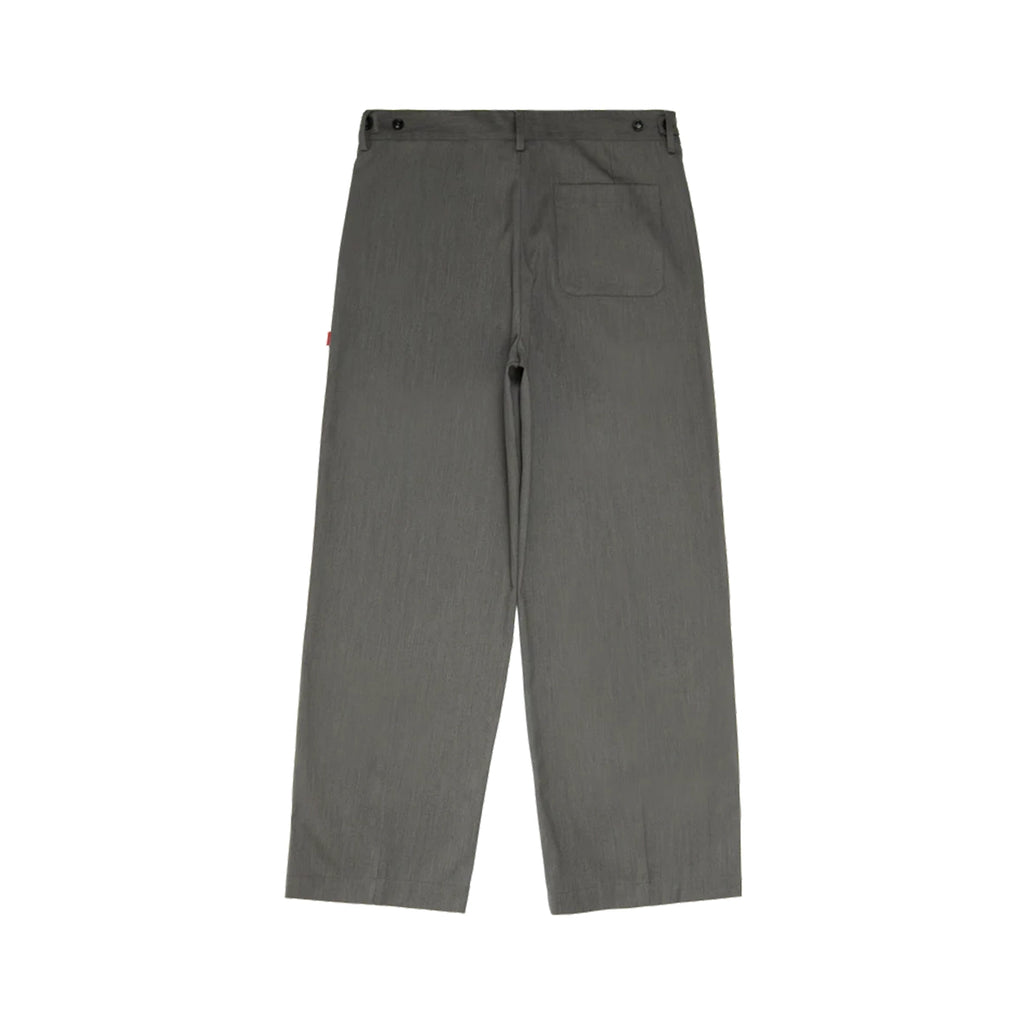 99BASED Daily Pleated Pants Grey Melange