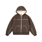 99BASED Daily Shearling Jacket Brown
