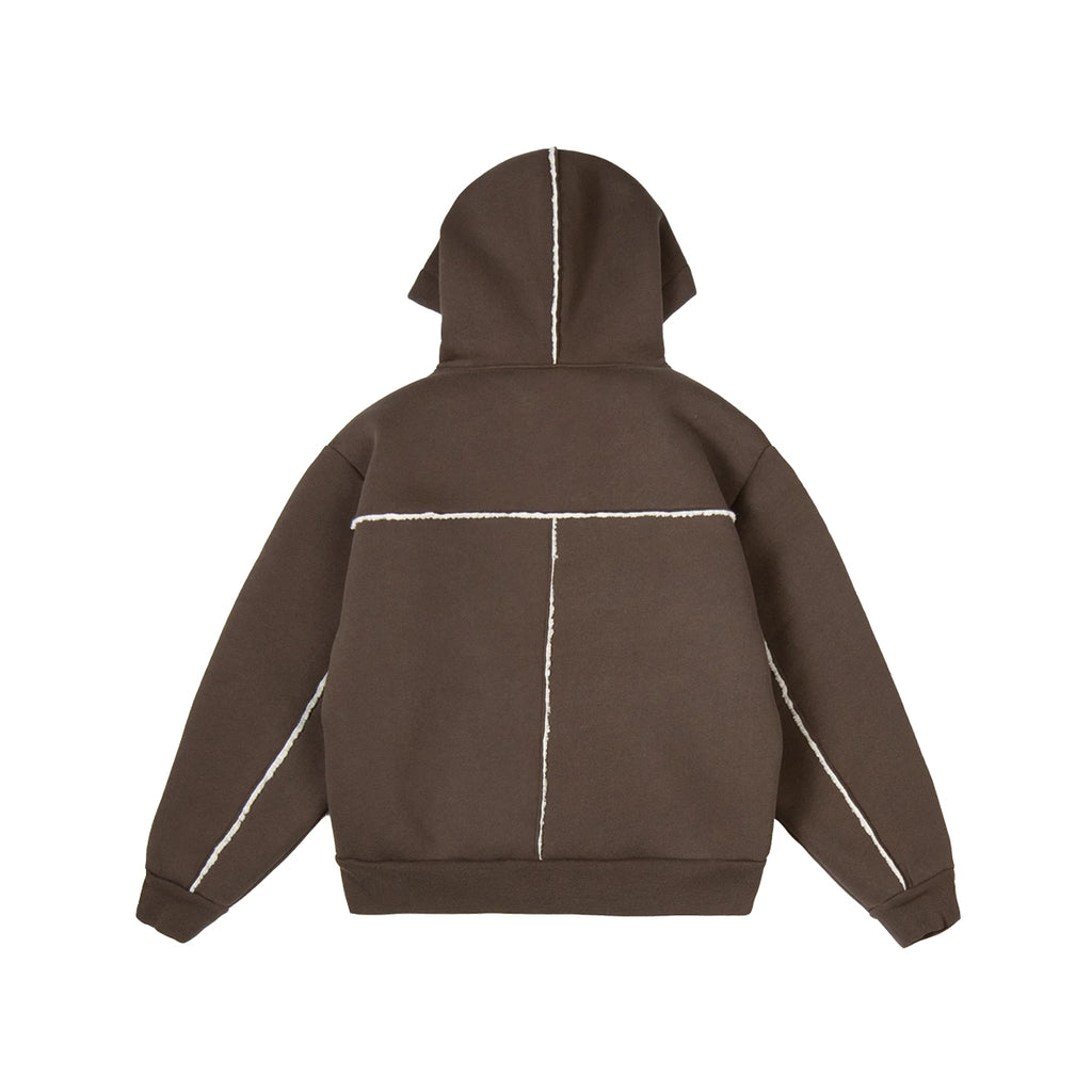 99BASED Daily Shearling Jacket Brown