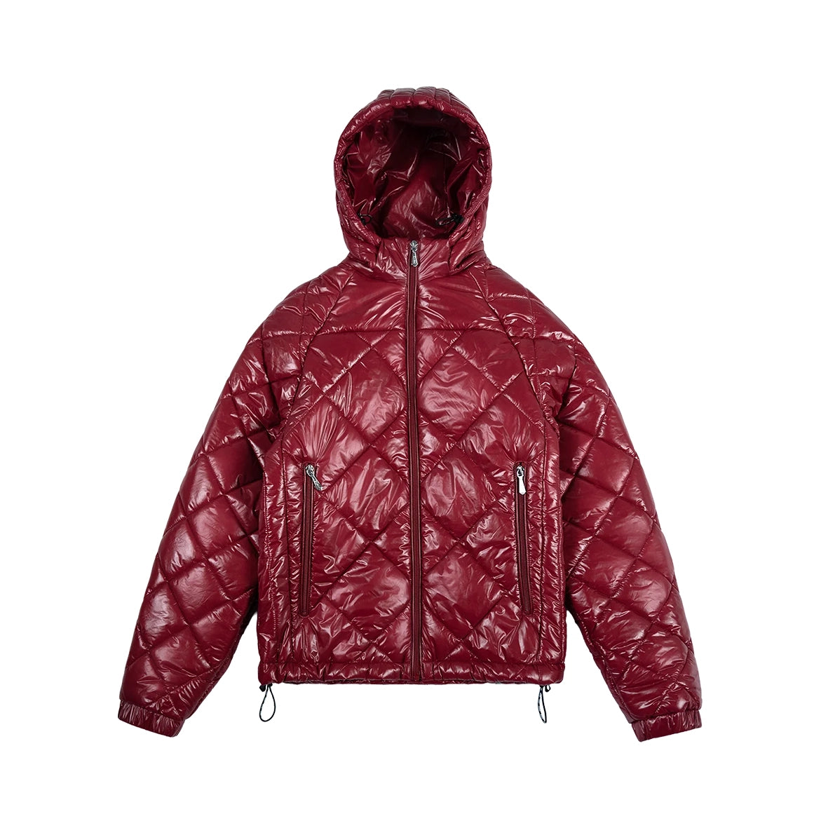 99BASED Daily Slim Puffer Jacket Red
