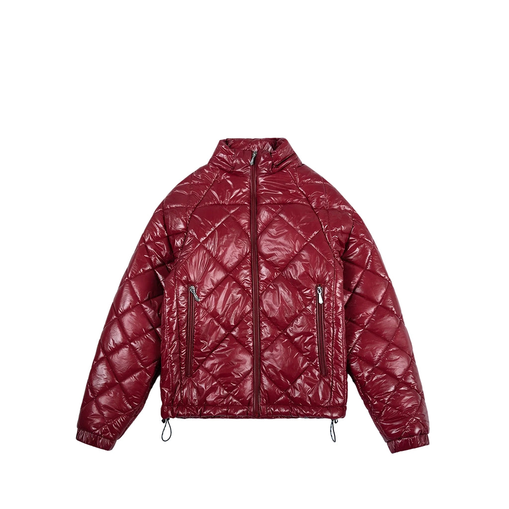 99BASED Daily Slim Puffer Jacket Red