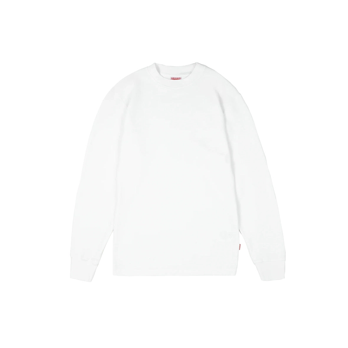 99BASED Daily Slim Waffle Longsleeve White